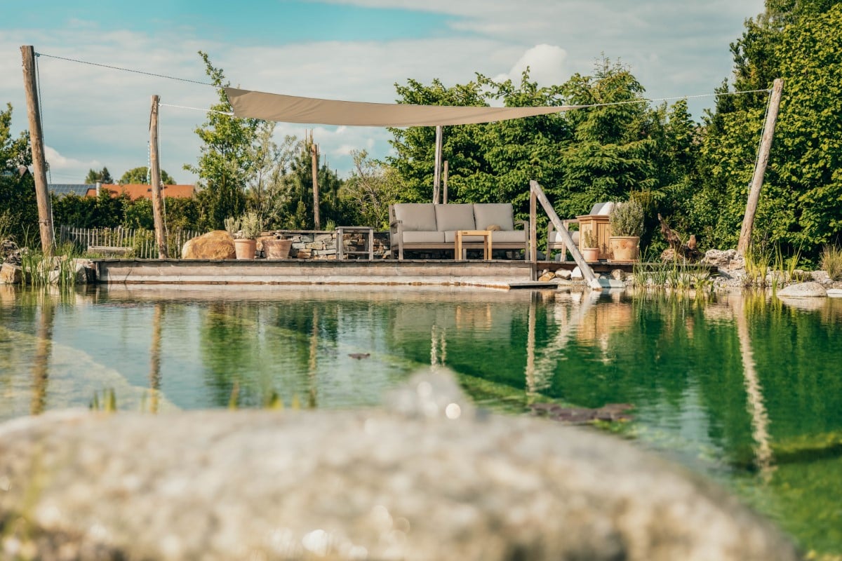 Schwimmteich - Garten- und Landschaftsbau Gschwend